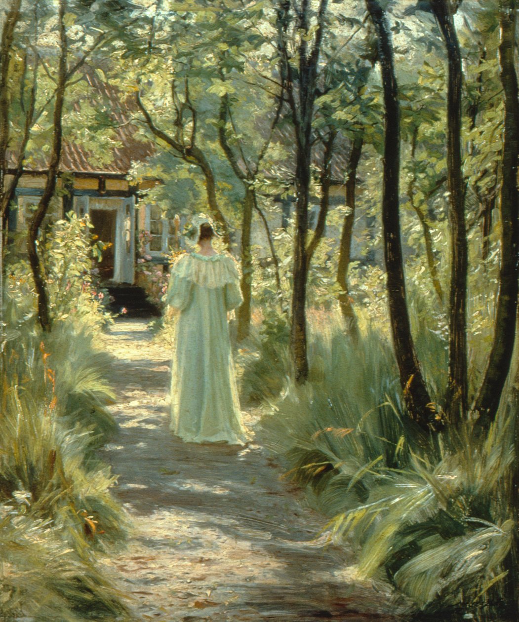 Marie in de tuin door Peder Severin Krøyer