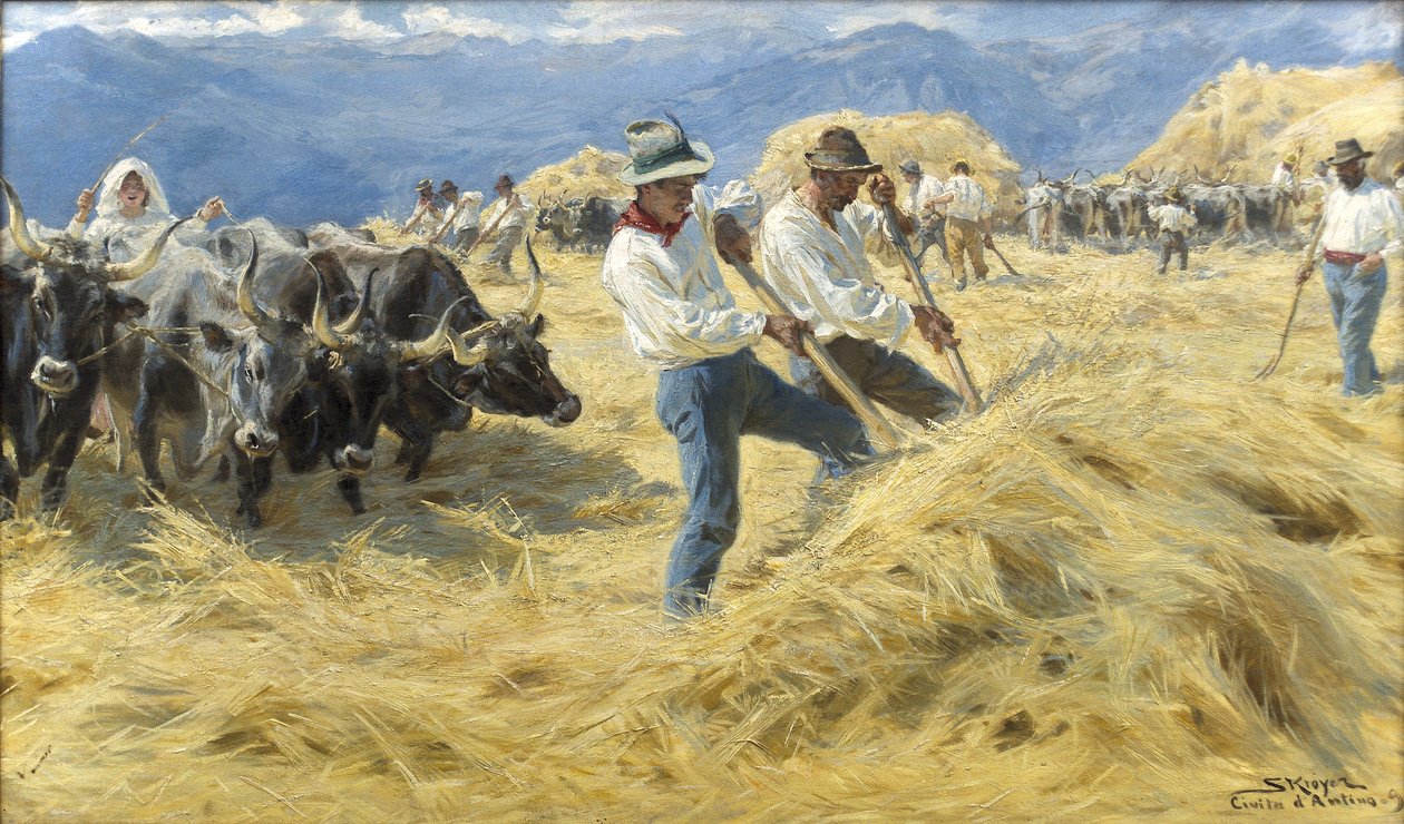 Dorsen in de Abruzzen door Peder Severin Krøyer