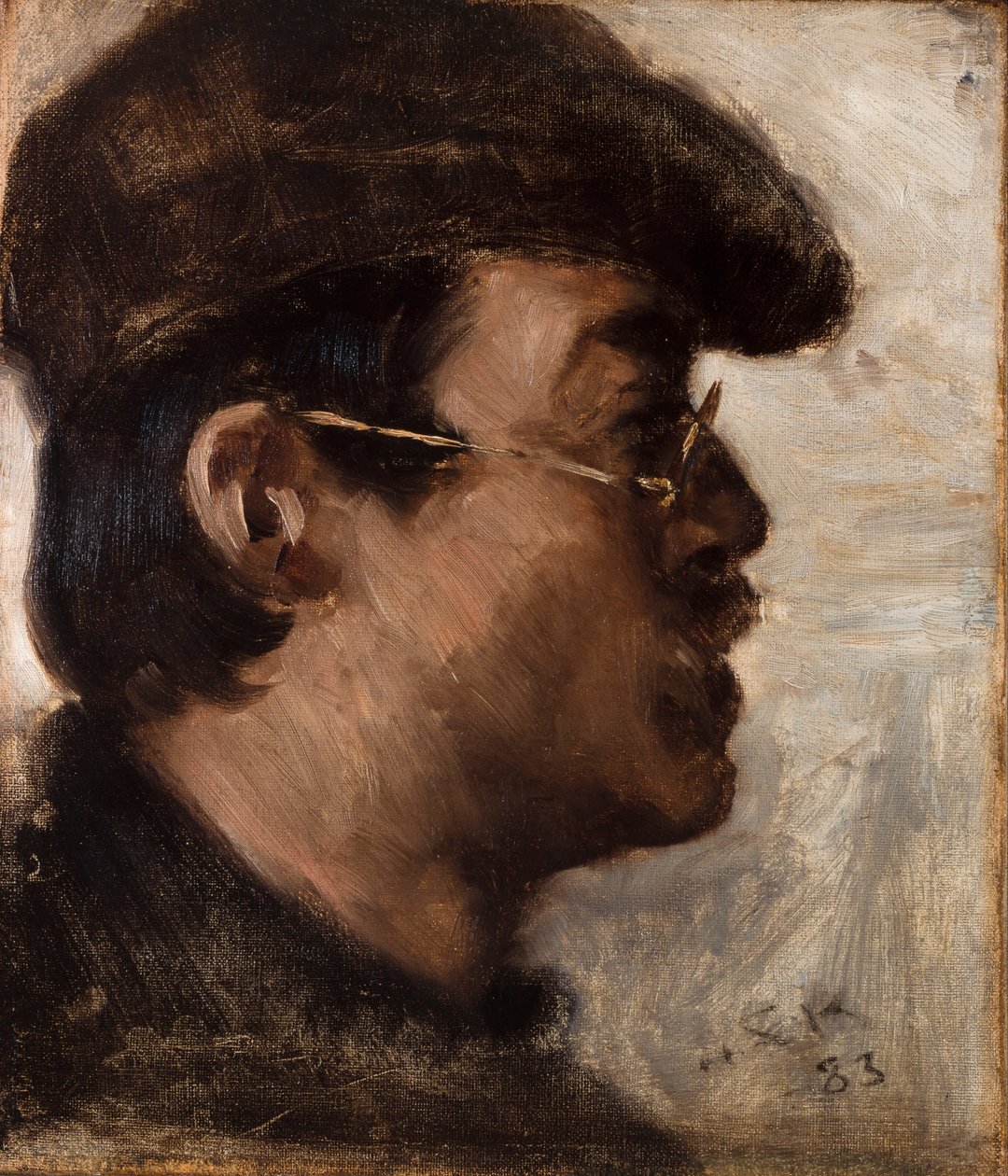 Eilif Peterssen door Peder Severin Krøyer