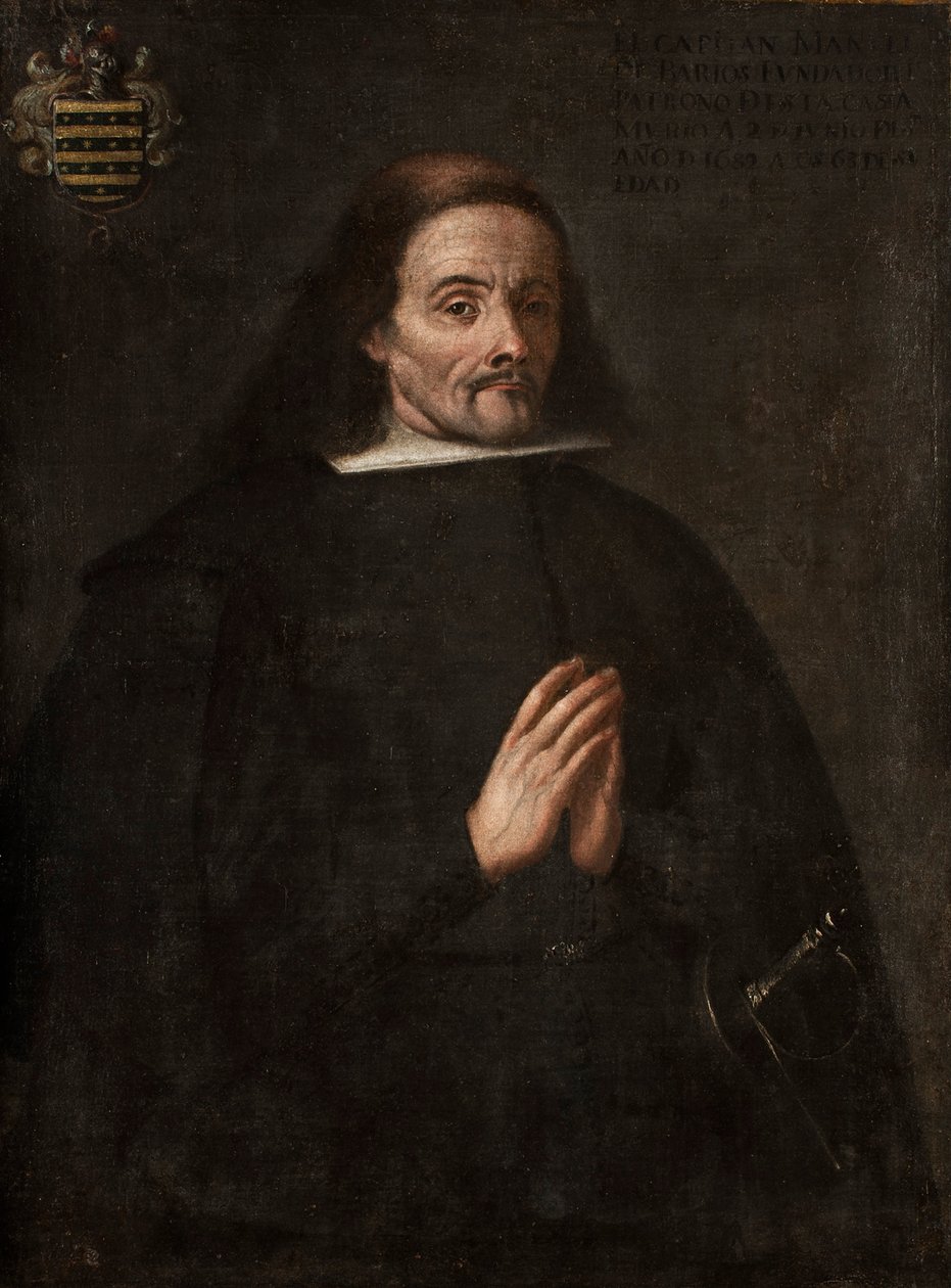Portret van Kapitein Barrios door Pedro Ruíz Gonzalez