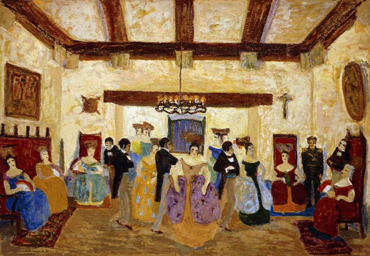 Koloniale Bijeenkomst; Reunion Colonial door Pedro Figari