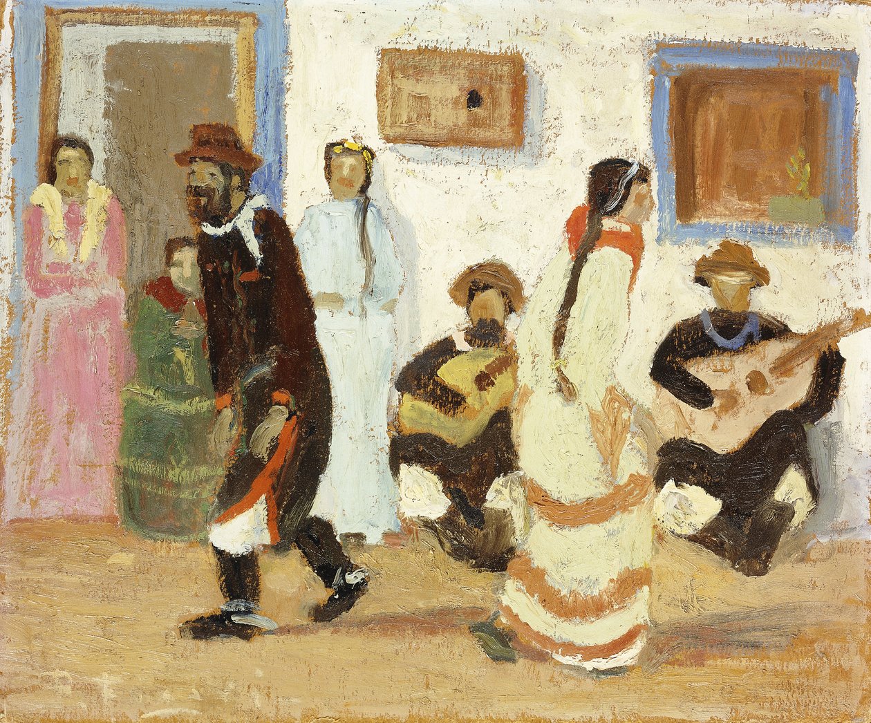 Creoolse Dans; Baile Criollo door Pedro Figari