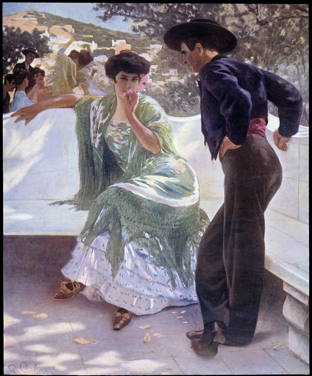 Spaanse dansers (flamenco) door Pedro Ribera