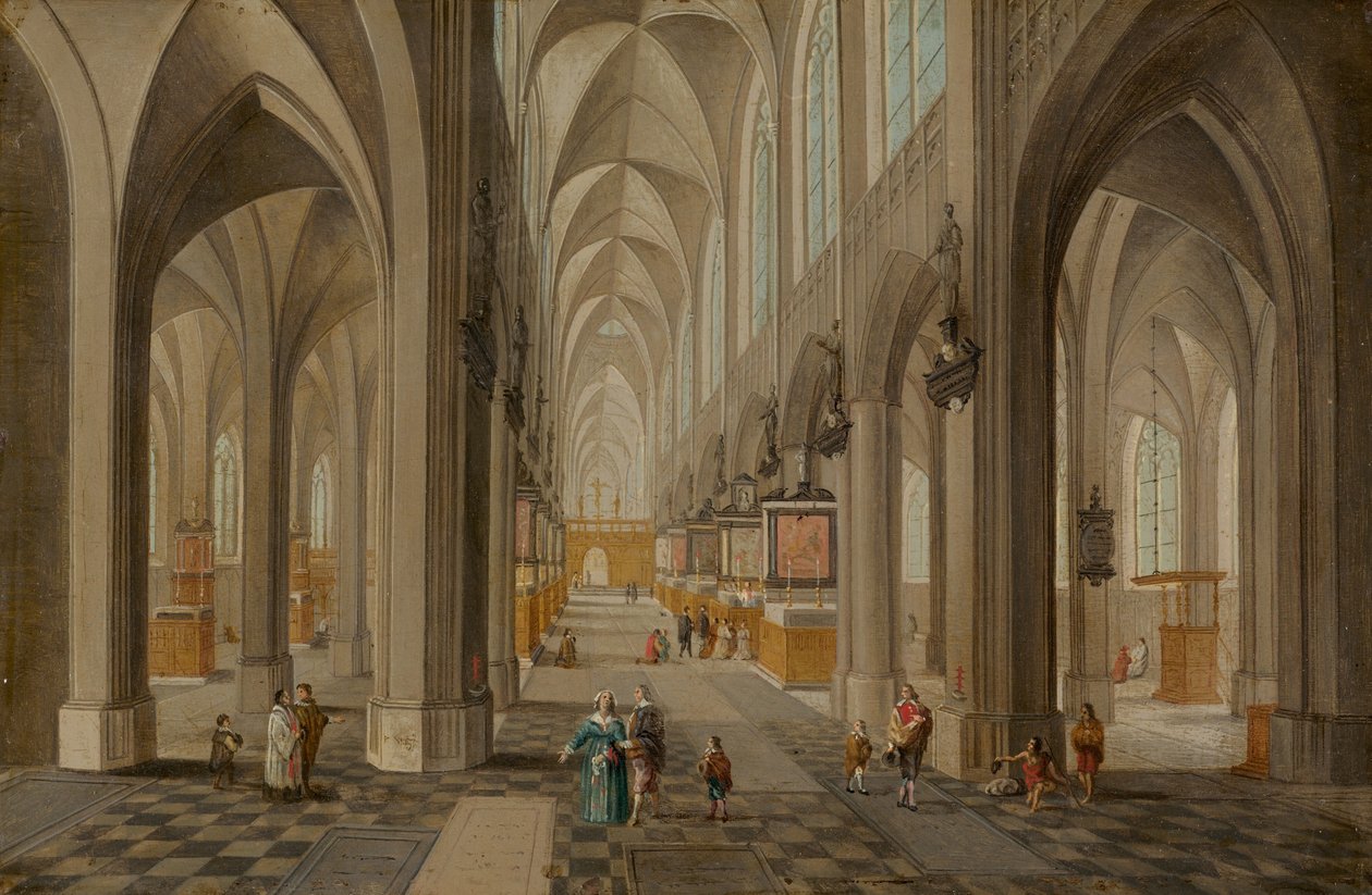 Kathedraal van Antwerpen door Peeter Neeffs the Elder