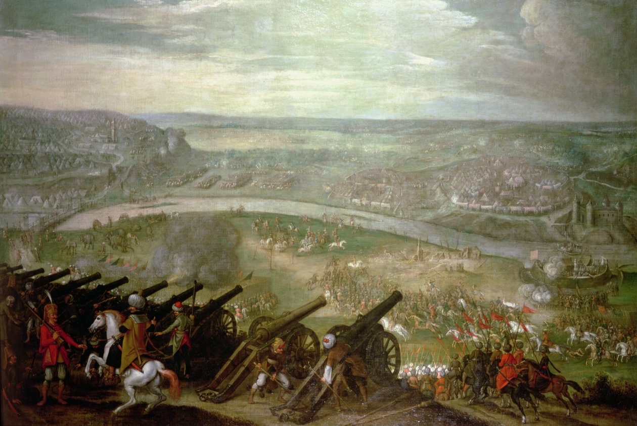 Suliemans belegering van Wenen in 1529 door Peeter Snayers