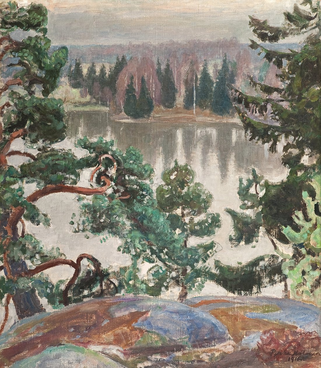 Sarvikallio, 1916 door Pekka Halonen