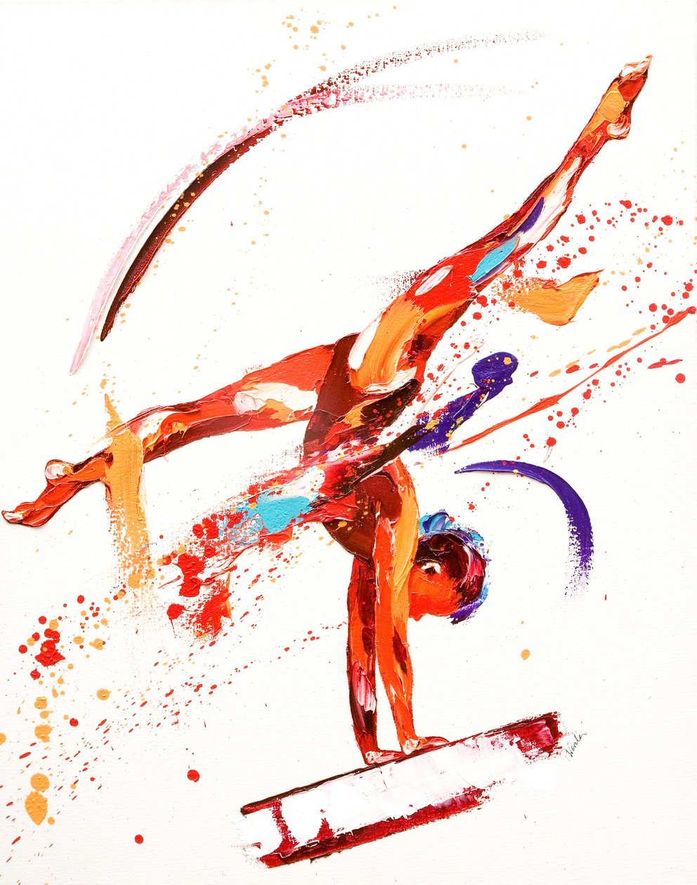 Gymnast Eén, 2010 door Penny Warden