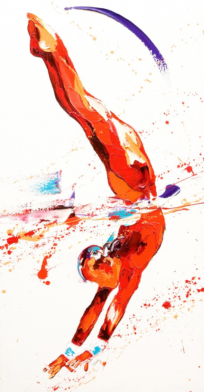 Gymnast Drie, 2010 door Penny Warden