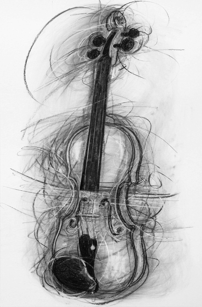 Viool, 2005 door Penny Warden