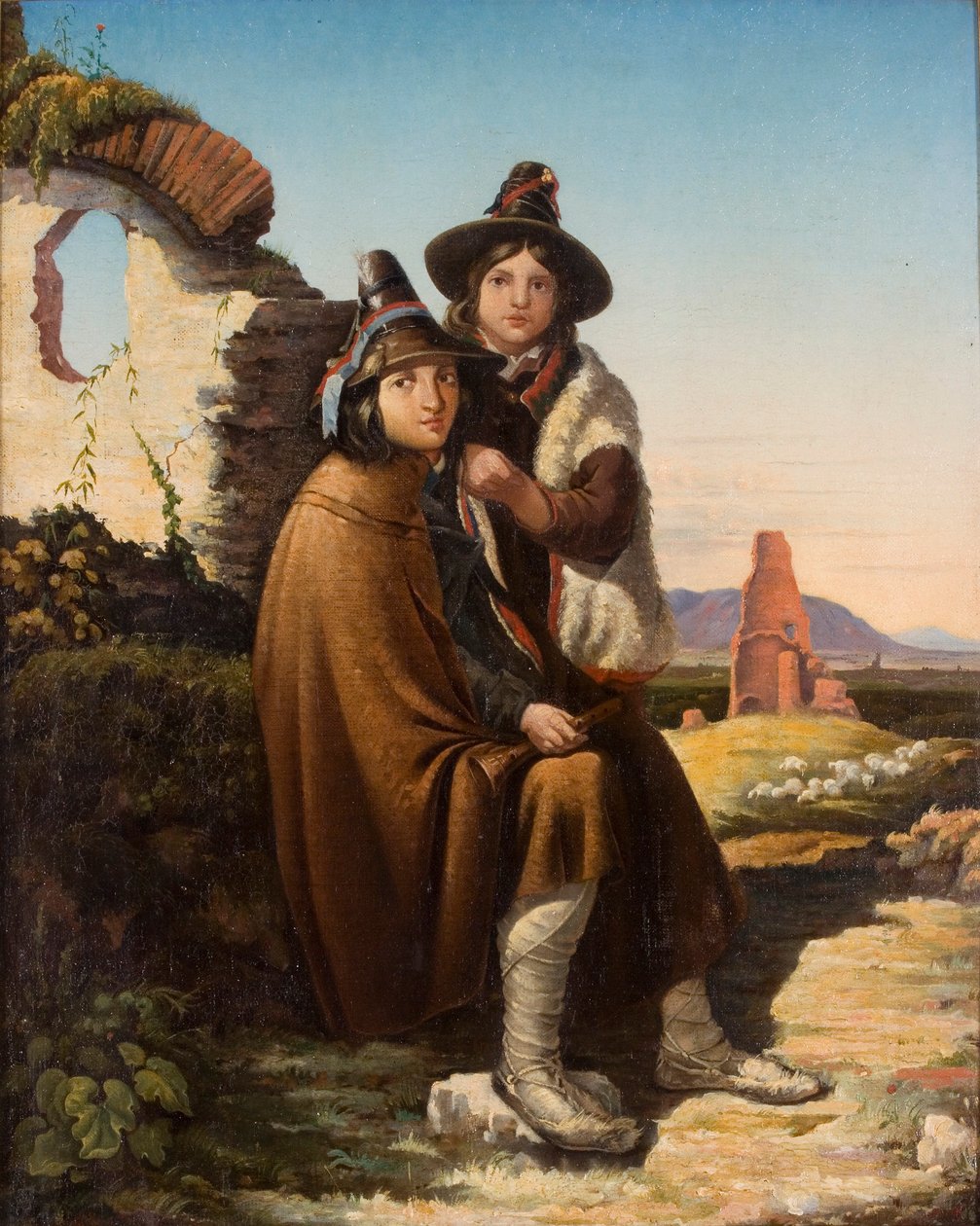 Italiaanse geitenhoeders, 1820-1885 door Penry Williams