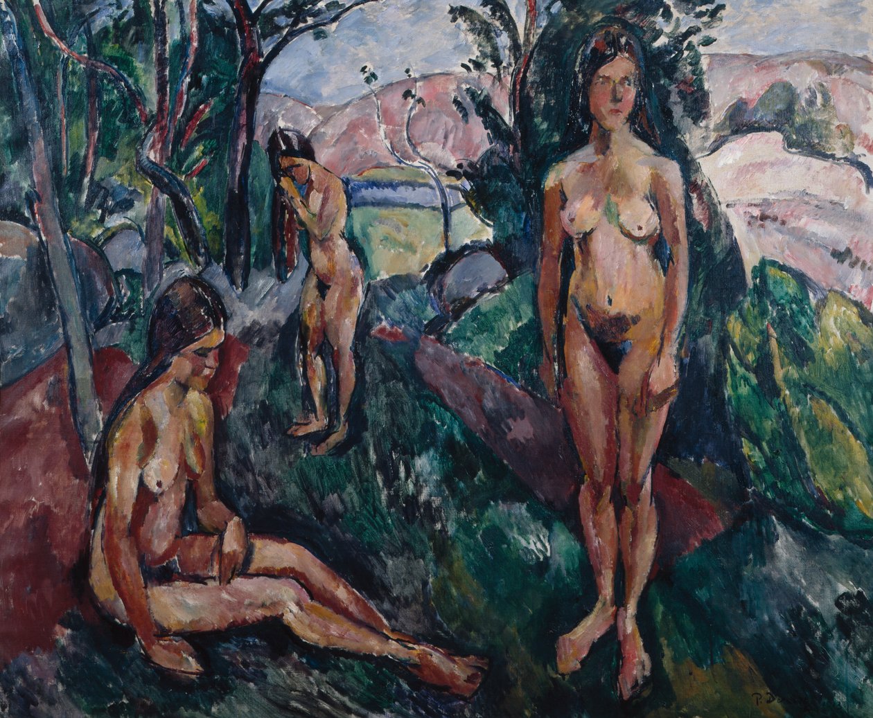 Zomer, 3 vrouwen door Per Deberitz