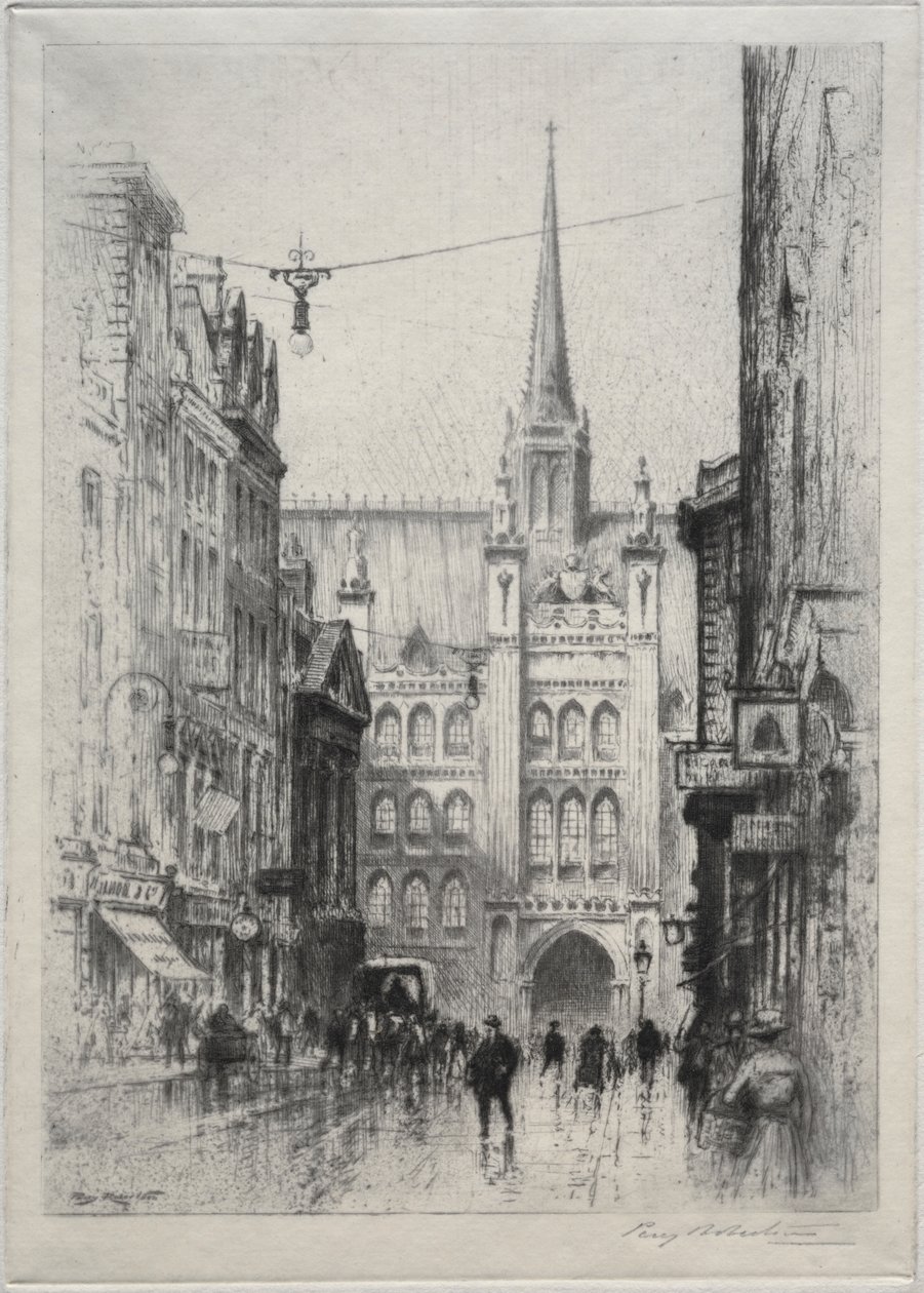 Guildhall door Percy Robertson