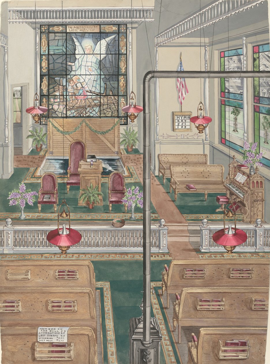 Baptistenkerk, 1901 door Perkins Harnly