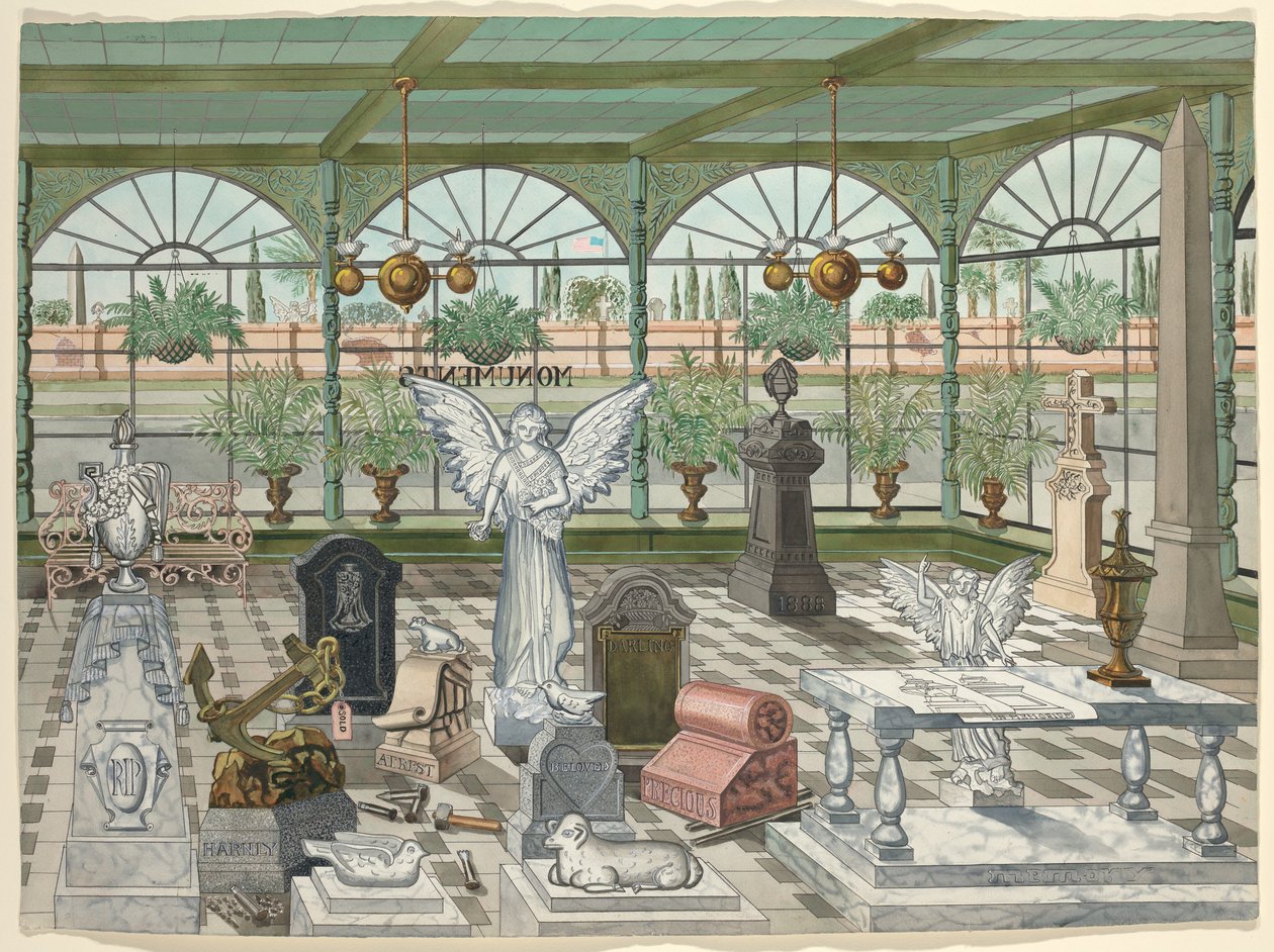 Monumententoonstellingsruimte, 1888 door Perkins Harnly