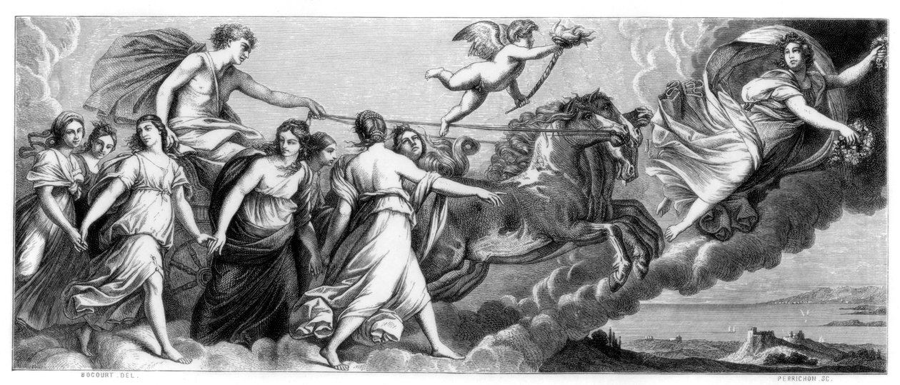 Aurora Dawn, 1613-1614 1870 door Perrichon