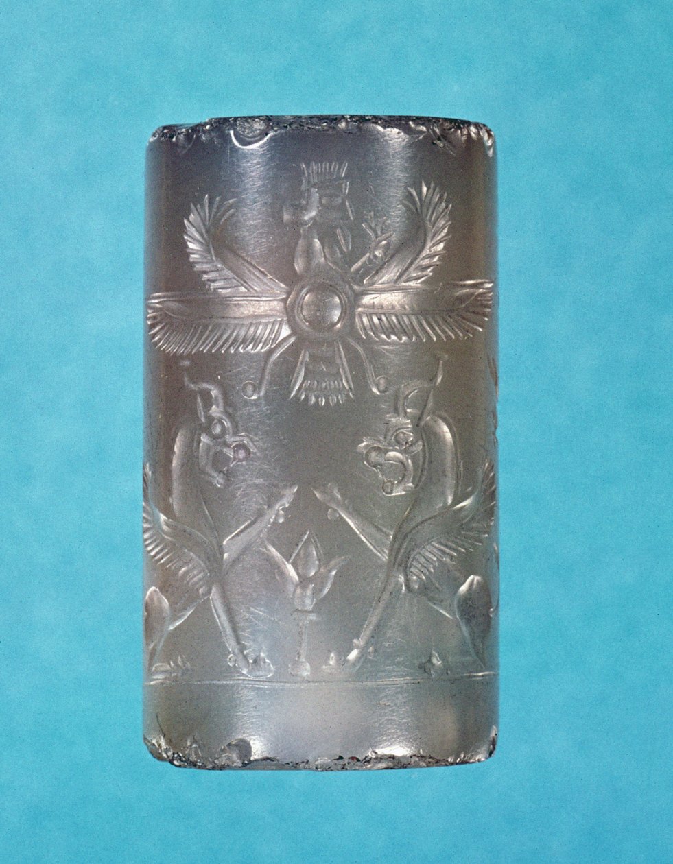 Achaemenid cilinderzegel, Perzische dynastie, 7e eeuw v.Chr. door Persian School