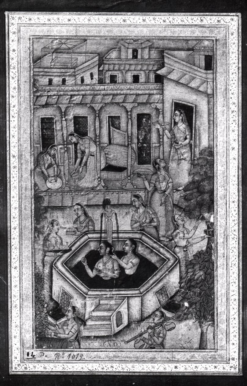 Vrouwen baden door Persian School