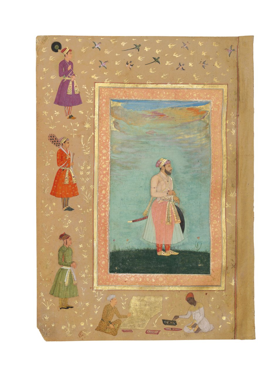 Een Mughal prins, waarschijnlijk Shah Shuja, ca. 1645-50 door Persian School