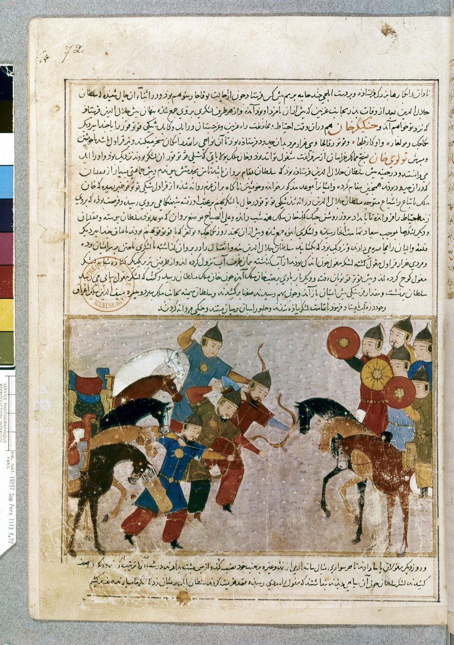 MONGOOLSE RIJK: Mongoolse leger valt West-Azië binnen door Persian School