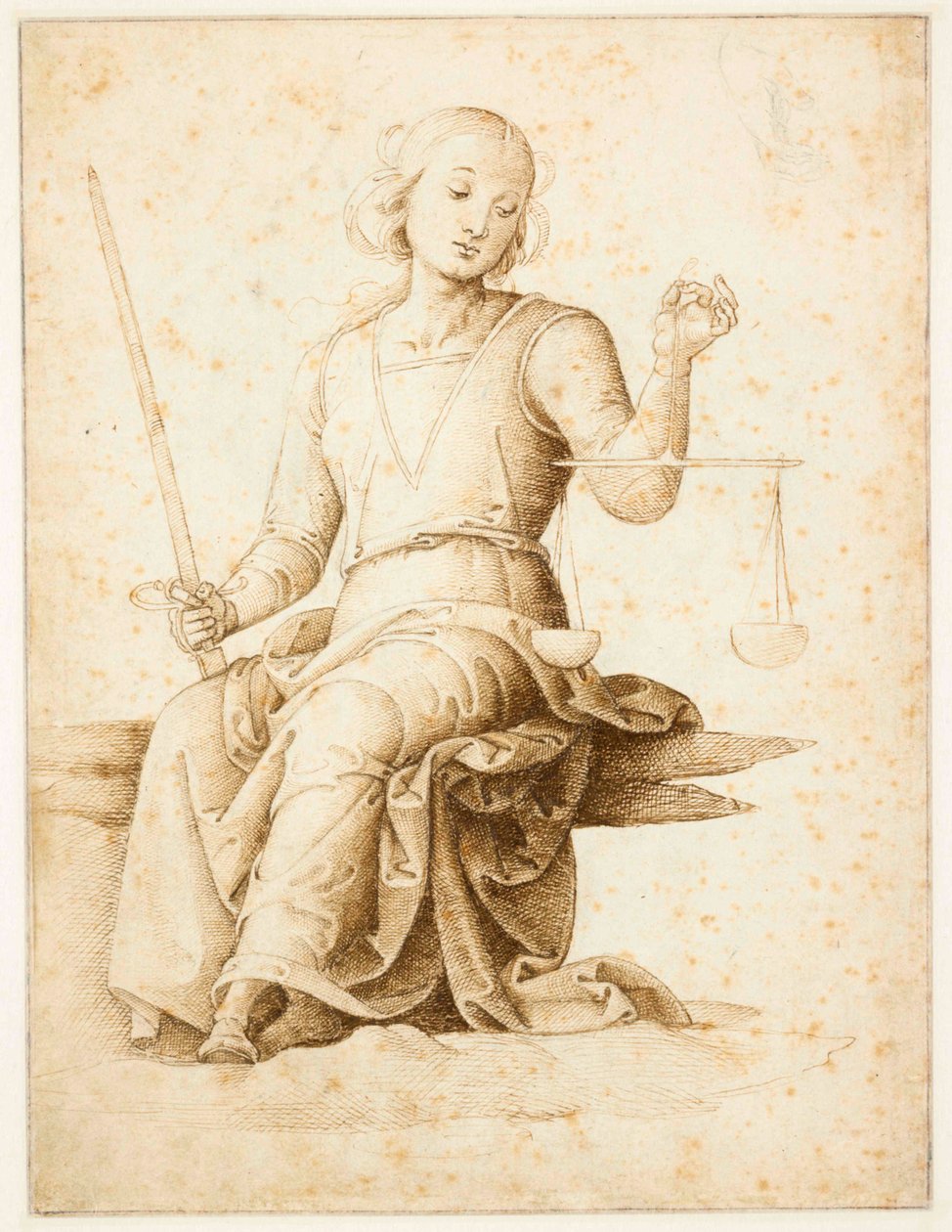 Gerechtigheid door Perugino