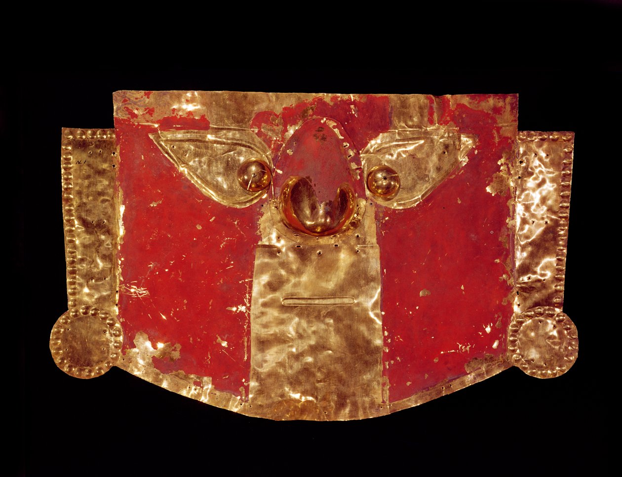 Inca masker door Peruvian School