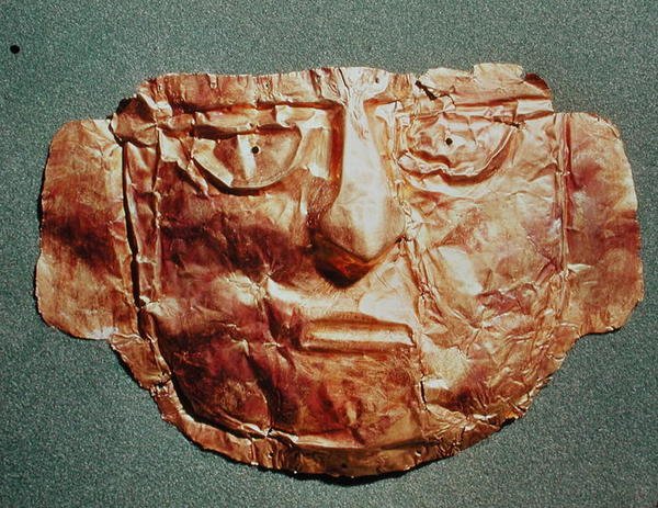 Mummiemasker, uit Peru door Peruvian School