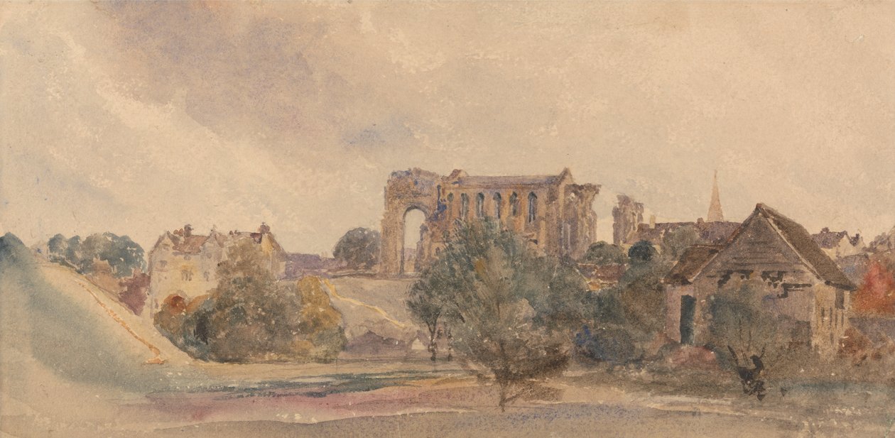Malmesbury Abbey door Peter de Wint