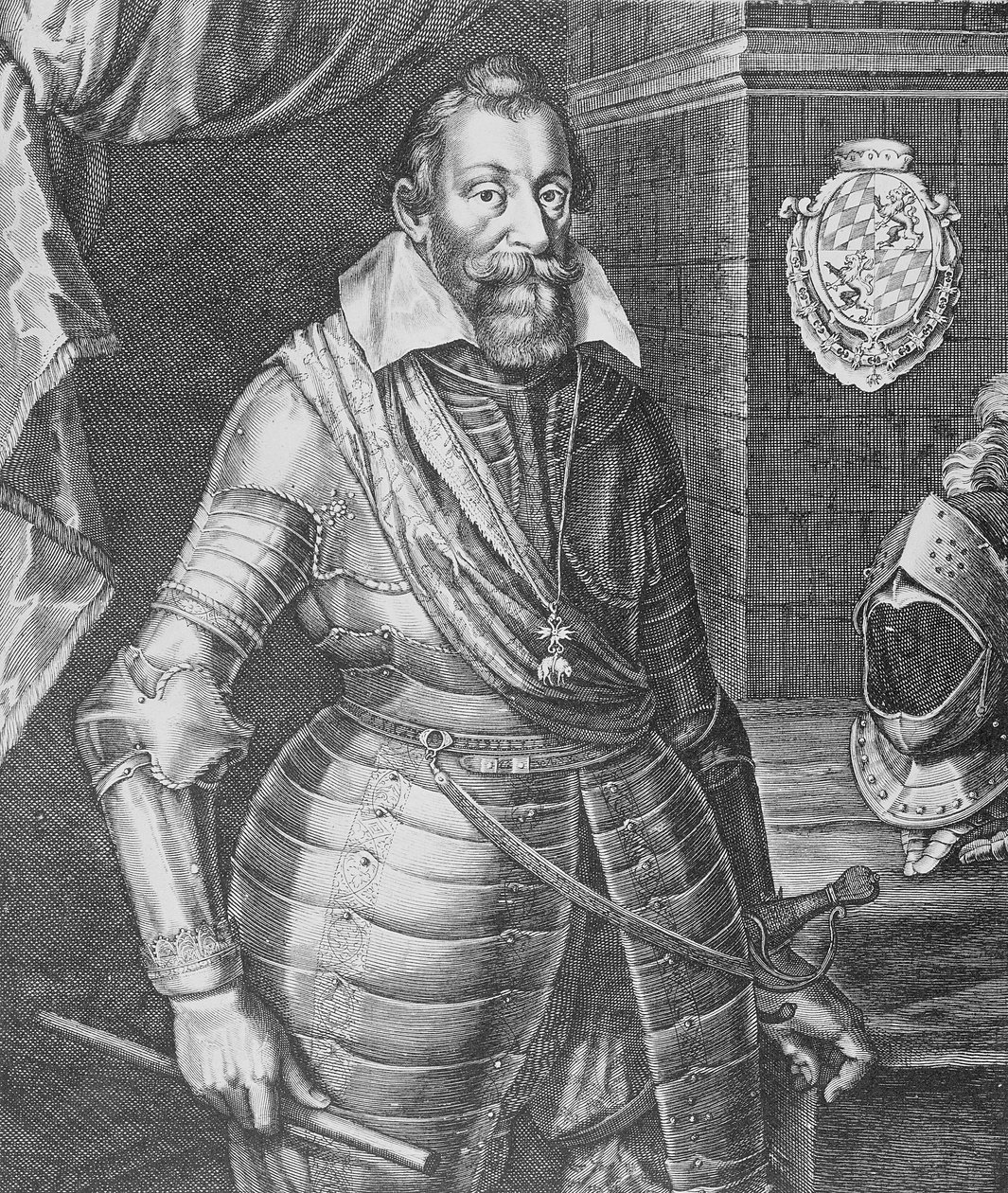 Maximiliaan I, keurvorst van Beieren door Peter Isselburg