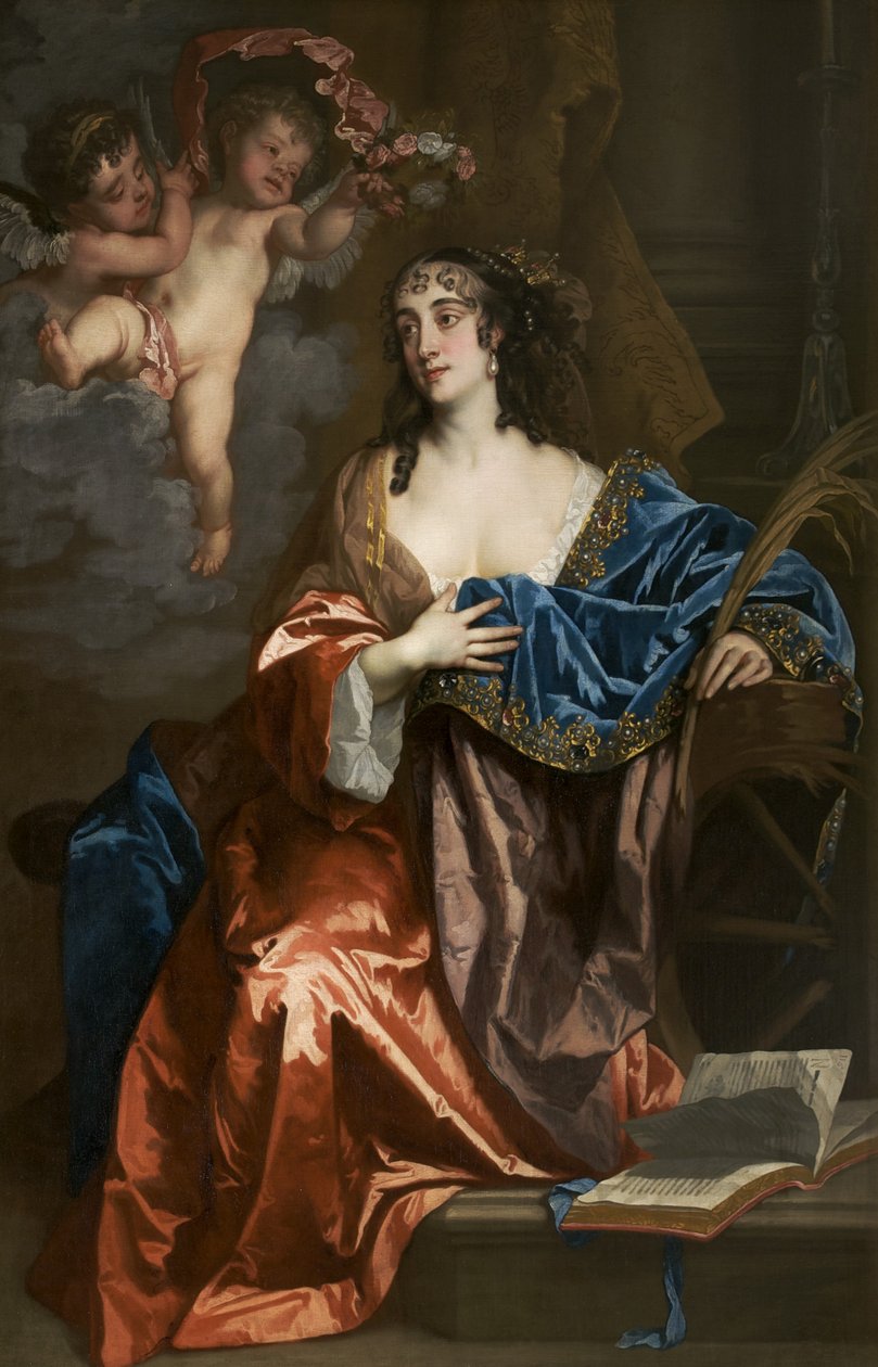 Eleanor Needham, Lady Byron, als Sint Catharina door Peter Lely