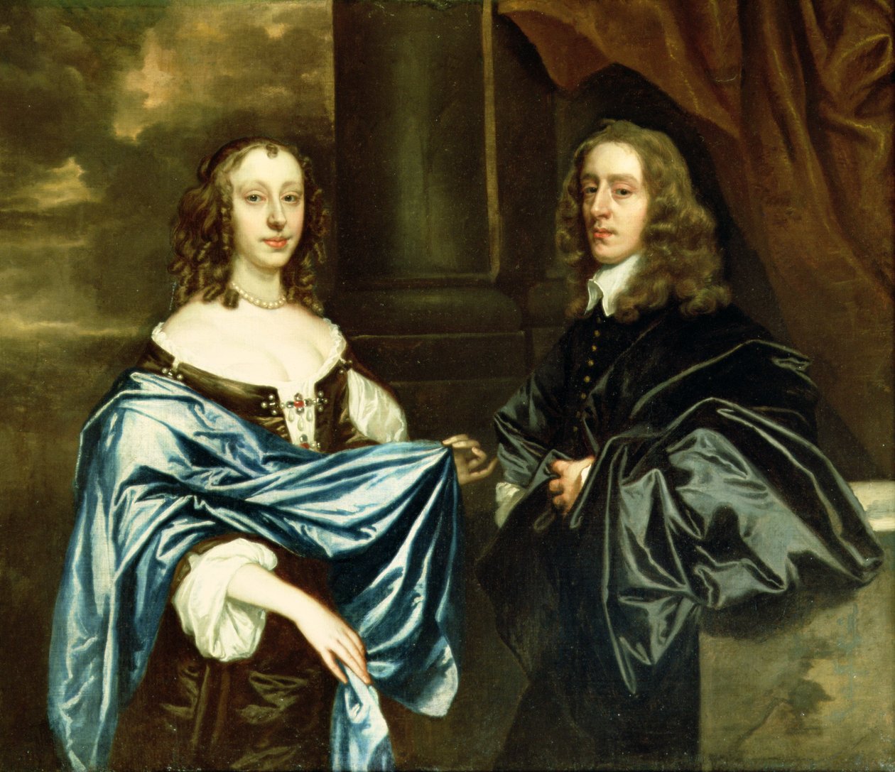 De Eerwaarde James Herbert en zijn vrouw Jane door Peter Lely