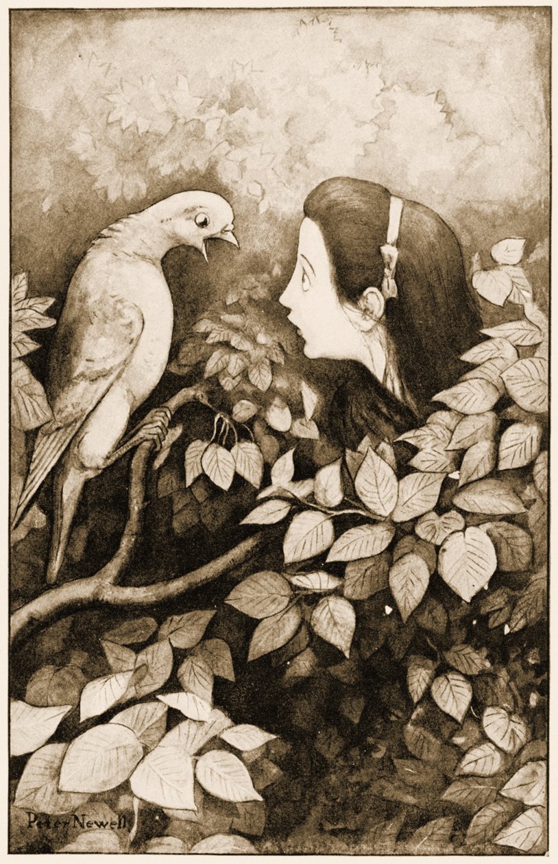 "Slang!", schreeuwde de Duif, illustratie voor Lewis Carroll