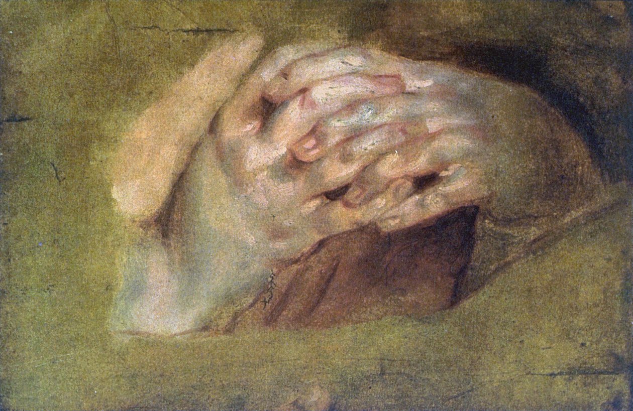 Biddende handen door Peter Paul Rubens