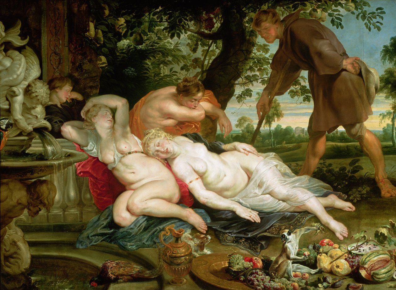 Cimon en Iphigenia, 1617 door Peter Paul Rubens