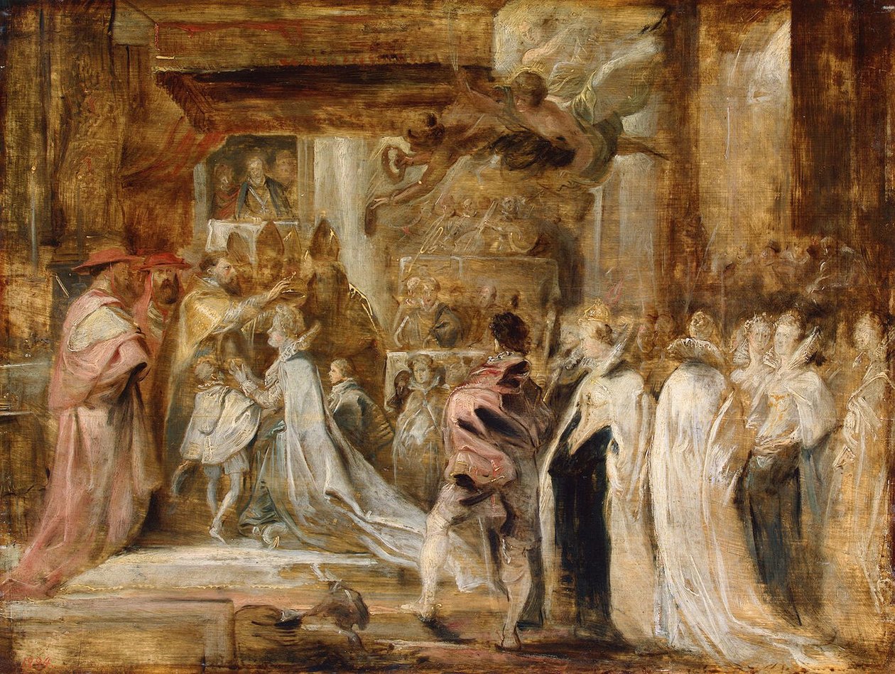 Kroning van Marie de Medici door Peter Paul Rubens