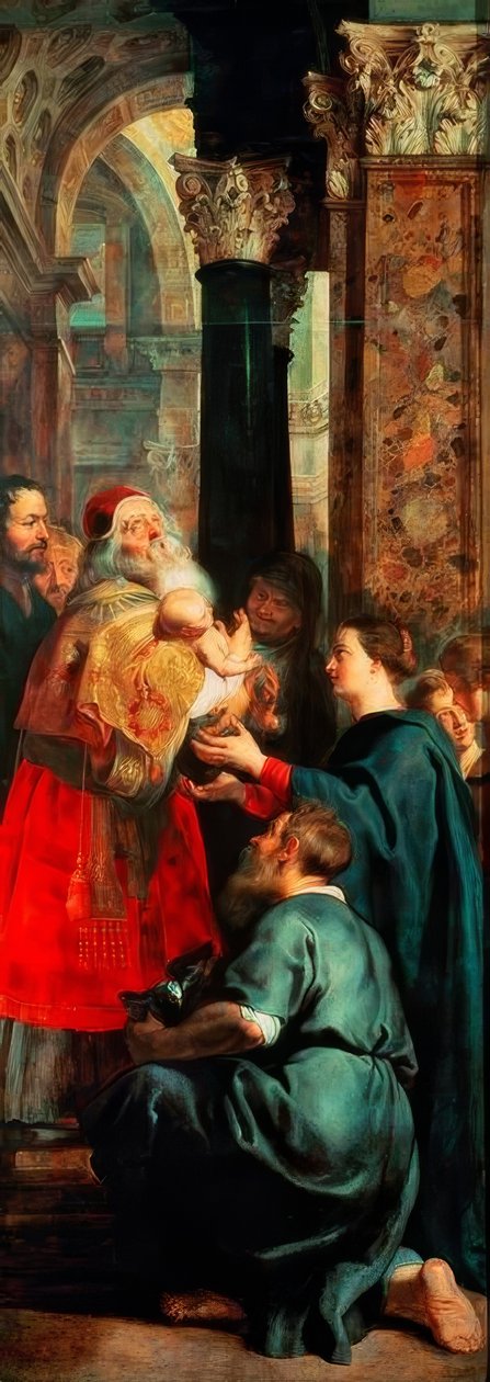 Voorstelling van Christus in de tempel door Peter Paul Rubens