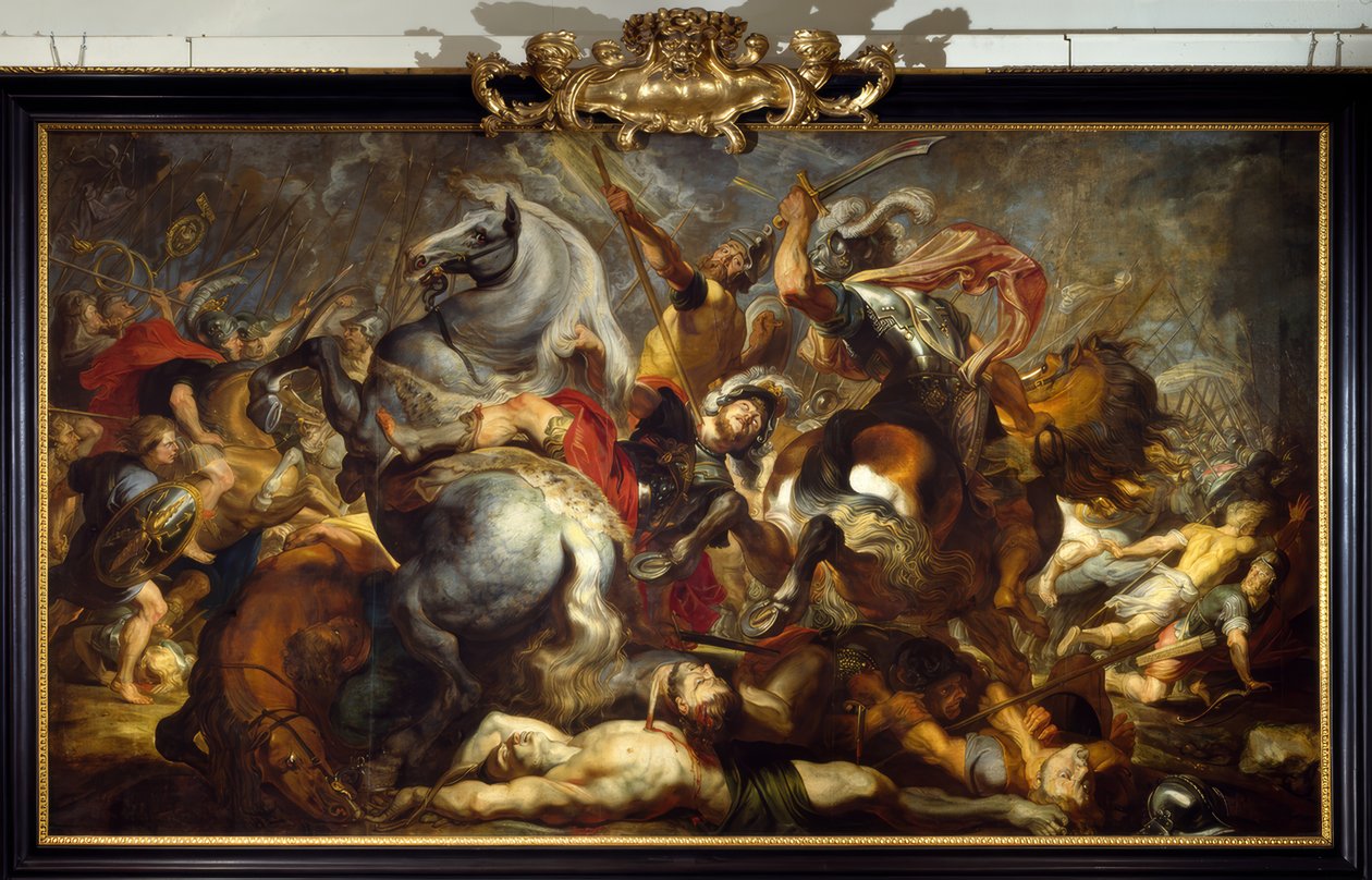 Decius Mus wordt dodelijk gewond door Peter Paul Rubens