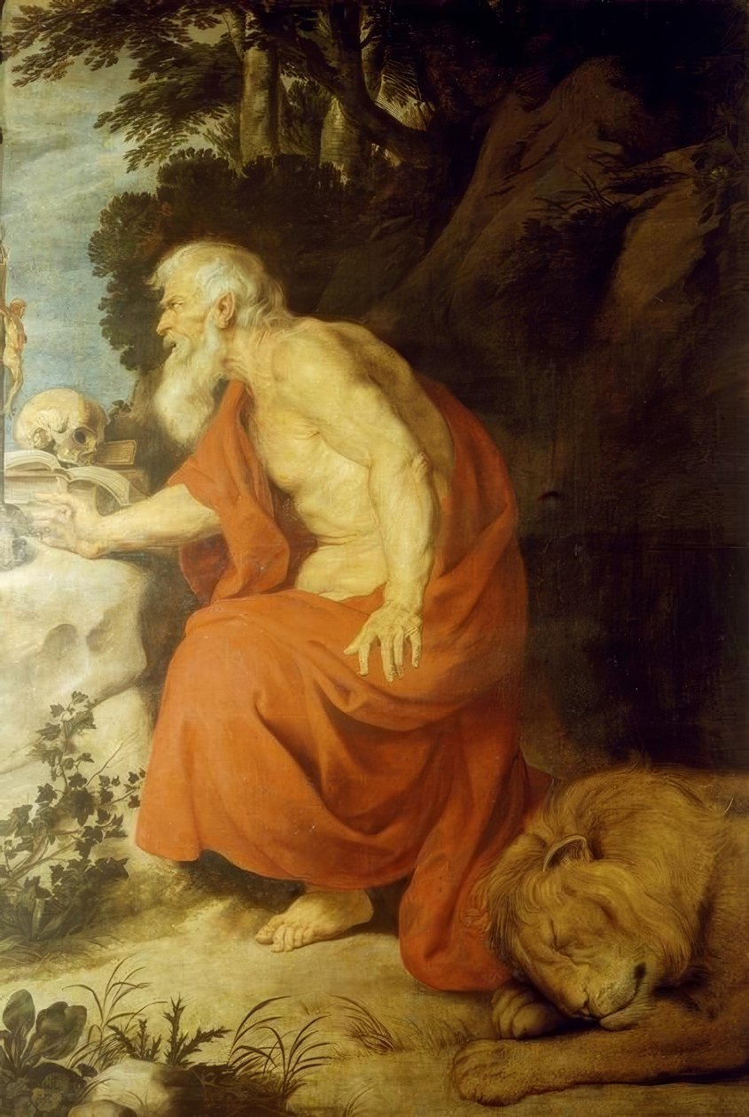 De heilige Hiëronymus door Peter Paul Rubens