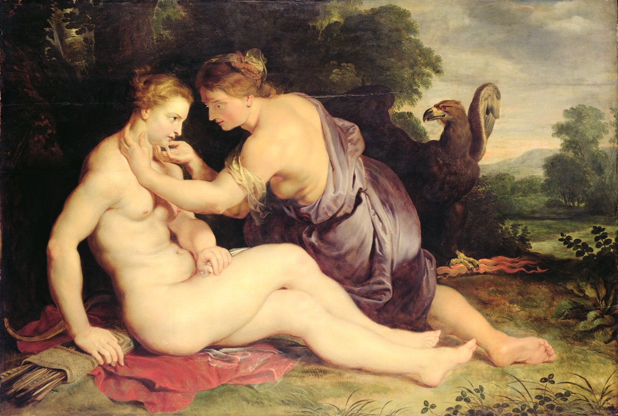 Jupiter en Callisto, 1613 door Peter Paul Rubens