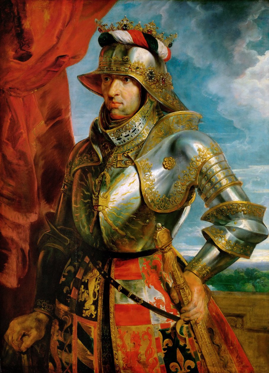 Keizer Maximiliaan I door Peter Paul Rubens