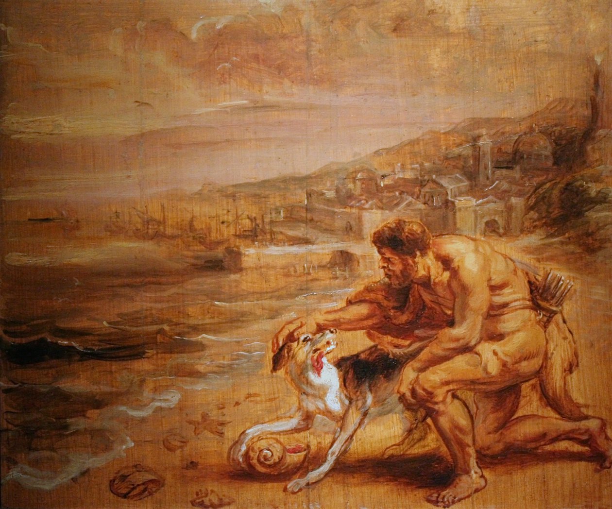 De ontdekking van de purper door Peter Paul Rubens