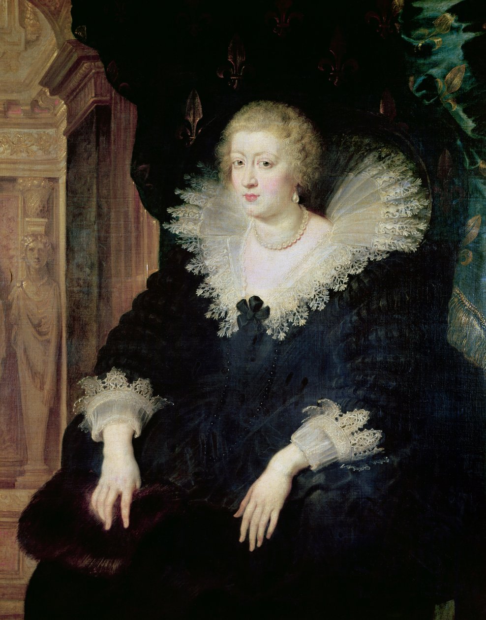 Portret van Anna van Oostenrijk (1601-66) c.1622 door Peter Paul Rubens