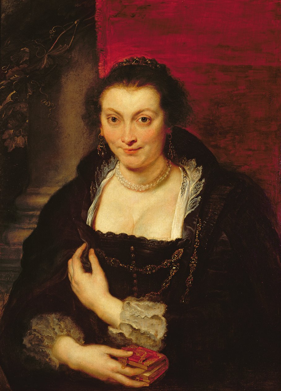 Portret van Isabella Brant, c.1625-26 door Peter Paul Rubens