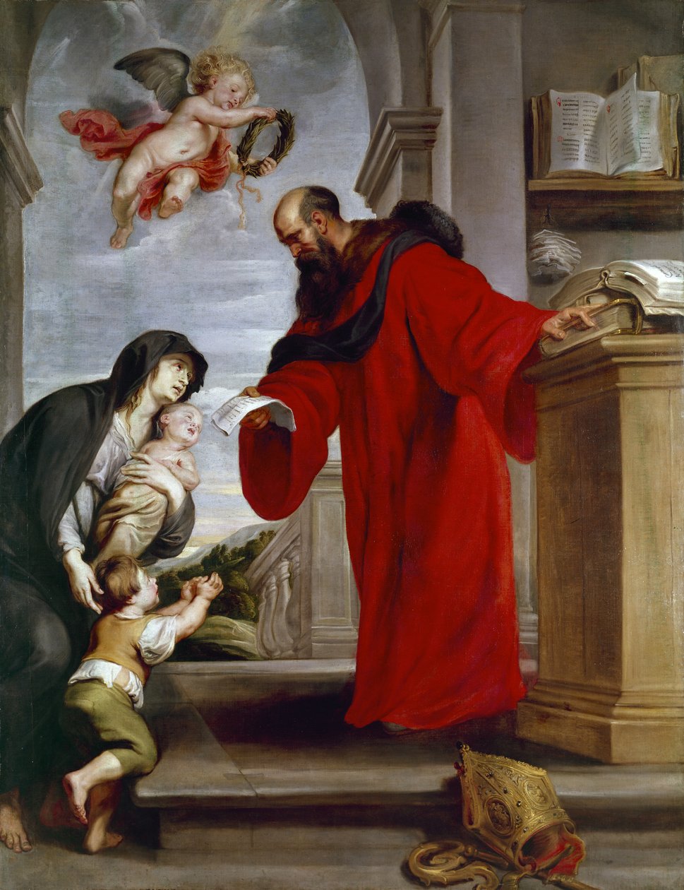 Sint Ives van Treguier door Peter Paul Rubens