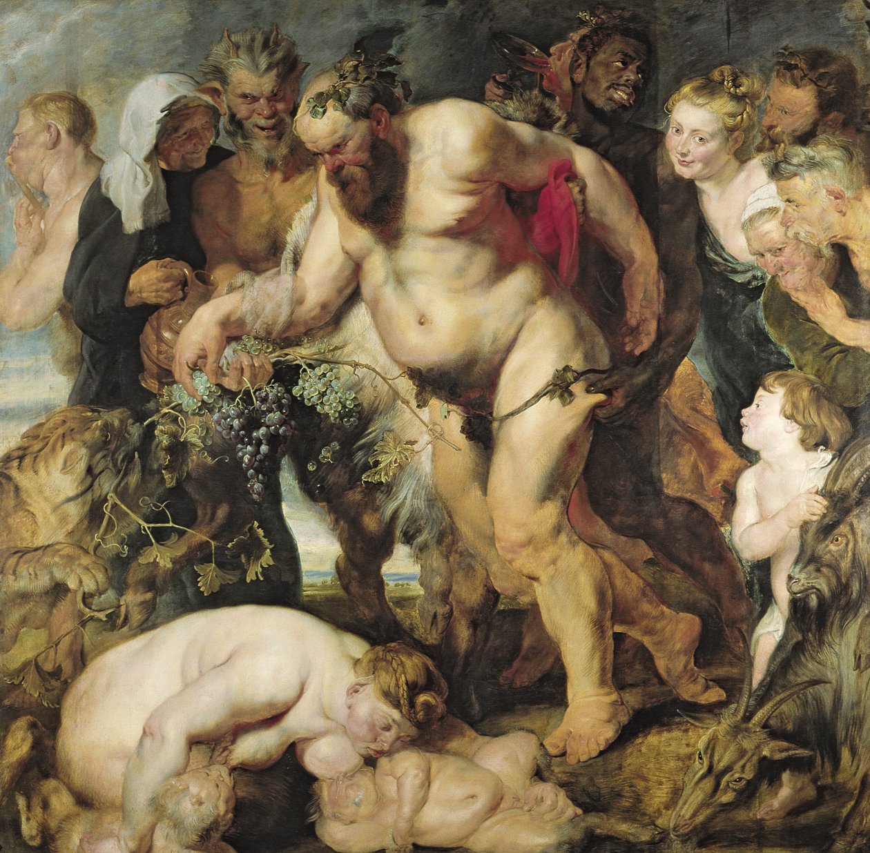 De dronken Silenus, c.1617-18 door Peter Paul Rubens