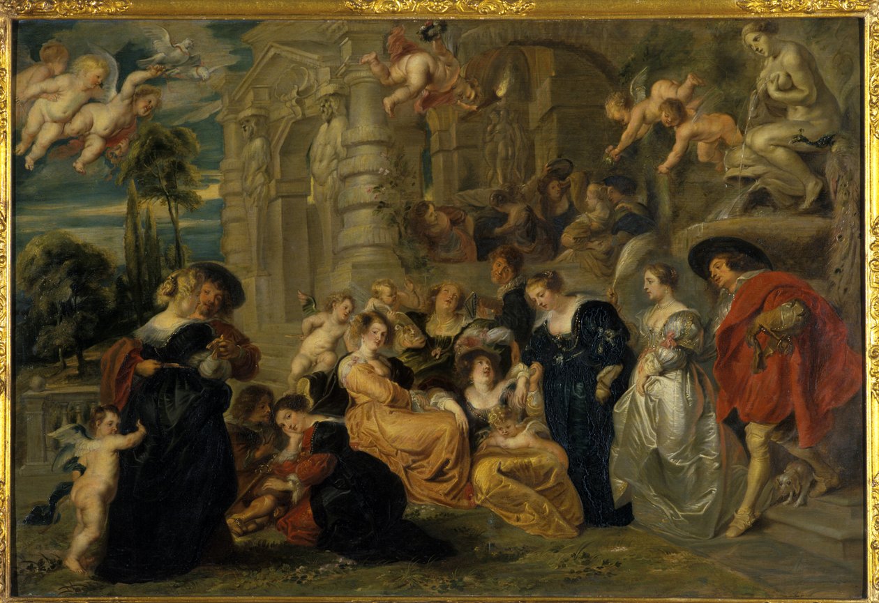 De Tuin der Liefde door Peter Paul Rubens