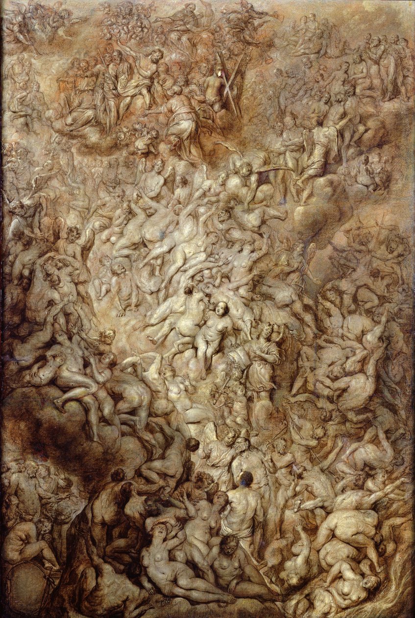 Het laatste oordeel, 1615 door Peter Paul Rubens