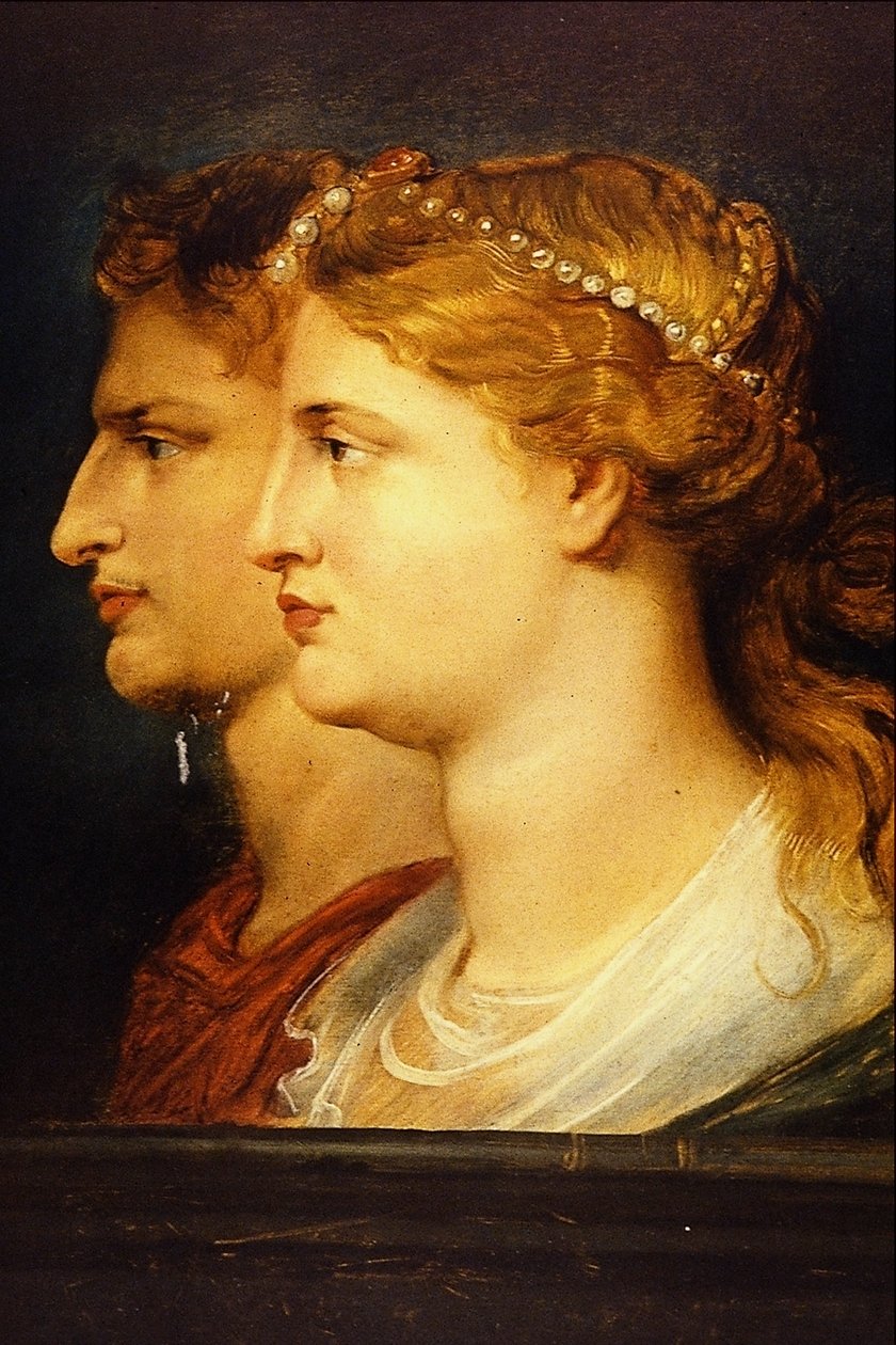 Tiberius en Agrippina door Peter Paul Rubens