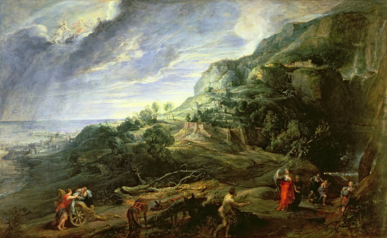 Ulysses op het Phaeacische Eiland door Peter Paul Rubens