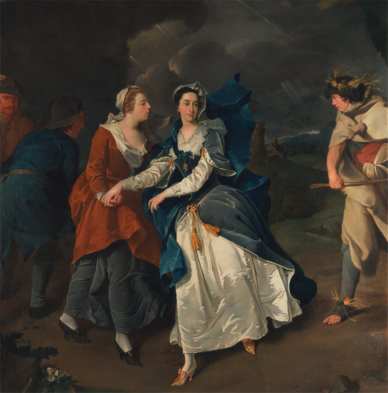Mevrouw Cibber als Cordelia door Peter van Bleeck