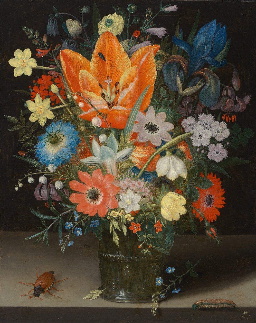 Stilleven met Iris door Peter Binoit